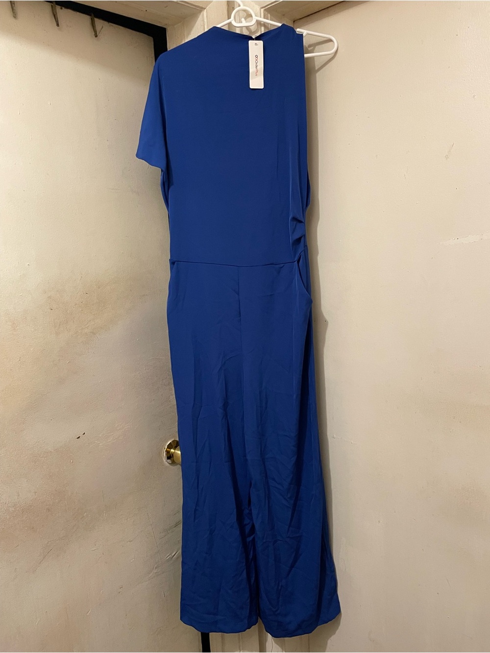 Royal Blue Wide Leg Jumpsuit Women’s Medium NWT Short Sleeve
